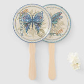 Éventail Papillon du bureau de création G (Devant et derrière)