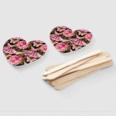 Éventail Papillon Rose Jardin Floral Fleur mignonne esthéti (Non-assemblé)