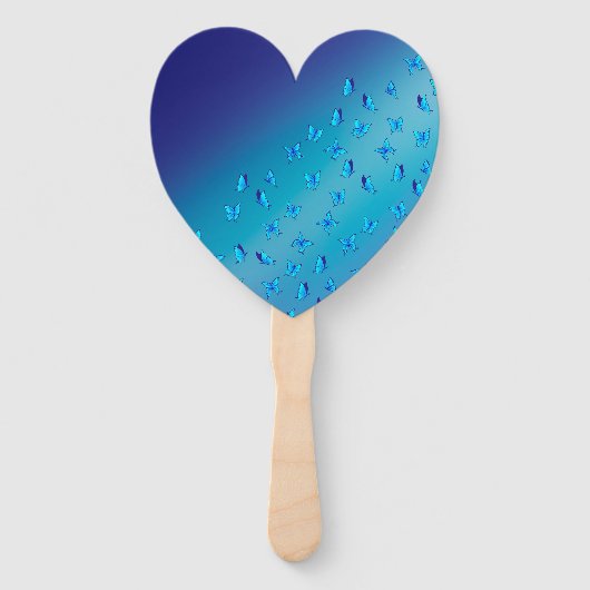 Éventail Papillons enchantés Ensemble de ventilateurs (Dos)