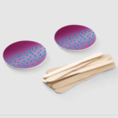 Éventail Papillons enchantés Ensemble de ventilateurs (Non-assemblé)