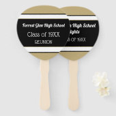 Éventail Parfait ! Ventilateurs de réunion de classe (Devant et derrière)