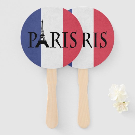 Éventail Paris (Devant et derrière)