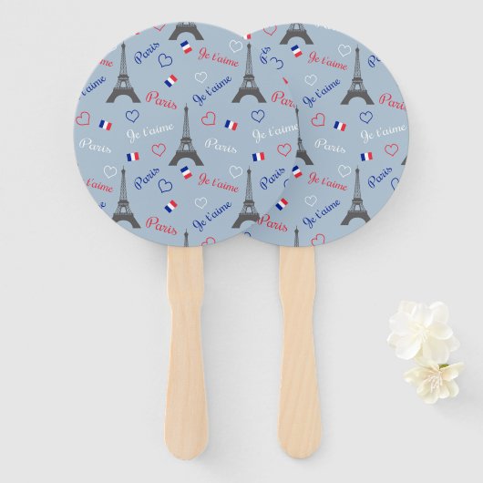 Éventail Paris (Devant et derrière)