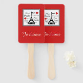 Éventail Paris (Devant et derrière)