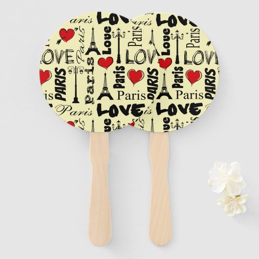 Éventail Paris (Devant et derrière)