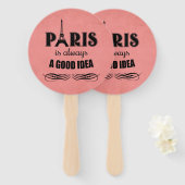 Éventail Paris est toujours une bonne idée (Devant et derrière)