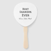 Éventail Paris grand-père jamais grand-père cadeaux nom sim (Dos)