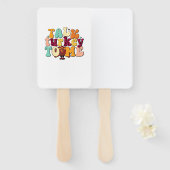 Éventail Parle La Turquie À Moi Jour De La Jambe Drôle Than (Devant et derrière)