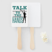 Éventail Parlez à Hands Funny Volleyball Middle Blocker (Devant et derrière)