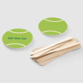 Éventail Parti de balle de tennis vert moderne (Non-assemblé)