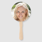 Éventail Parties scintillant Argent Faux Diplômé Photo (Dos)