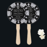 Éventail Parties scintillant en argent Monogram Poker Chip<br><div class="desc">Célébrez dans le style avec ces programmes de mariage élégants et très tendance. Ce design est facile à personnaliser avec votre libellé d'événement spécial et vos invités seront ravis de voir ces programmes fabuleux.</div>