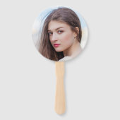 Éventail Parties scintillant rose Faux Diplômé Photo (Dos)