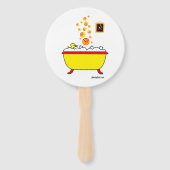 Éventail Pas de jokers avec des poires (Dos)