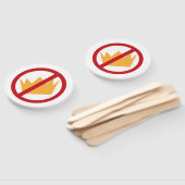 Éventail PAS DE ROIS ! Anti-Trump (Non-assemblé)