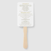 Éventail Pastel Floral Heureusement Jamais Après Le Program (Dos)