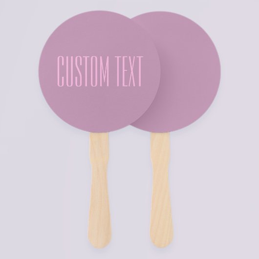Éventail Pastel Violet & Rose Clair | Texte Moderne Éditabl