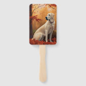 Éventail Pasteur anatolien en automne Feuilles automne Insp (Dos)