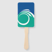 Éventail Patriotic set of hand fans with flag of Ottawa (Devant)