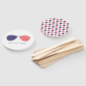 Éventail Patriotic USA Aviator Lunettes de soleil Ajouter s (Non-assemblé)