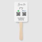 Éventail Paypal Cashapp scan to pay QR add business name lo (Dos)