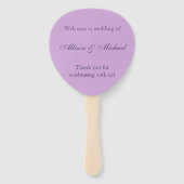 Éventail paysage Imaginaire, tropique - mariage photo (Dos)