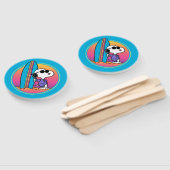 Éventail Peanuts | Snoopy Ocean High Tide (Non-assemblé)