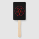 Éventail Pentagram Red Devil (Dos)