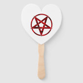 Éventail Pentagram Red Devil (Dos)