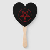 Éventail Pentagram Red Devil (Dos)