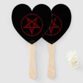 Éventail Pentagram Red Devil (Devant et derrière)