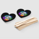 Éventail pentagramme du Wiccan (Non-assemblé)