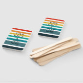 Éventail Personalized Custom Your Own Photo & Text  (Non-assemblé)