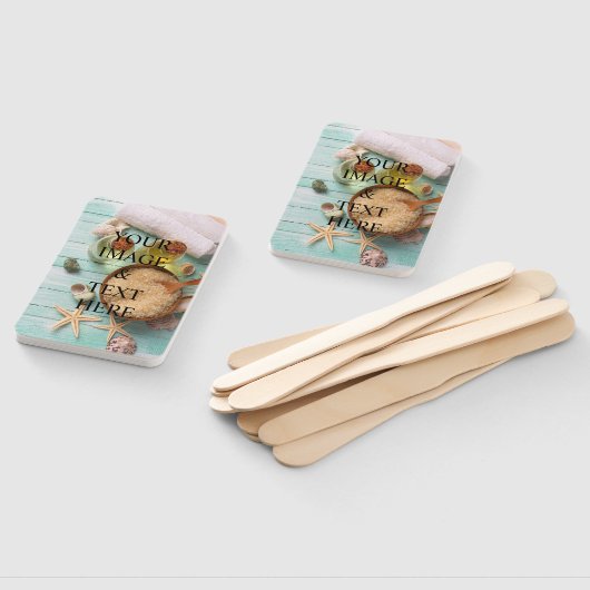 Éventail Personalized Custom Your Own Photo & Text (Non-assemblé)