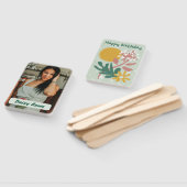 Éventail Personnalisé Joyeux Anniversaire Visages de ventil (Non-assemblé)