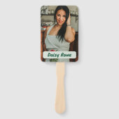 Éventail Personnalisé Joyeux Anniversaire Visages de ventil (Devant)