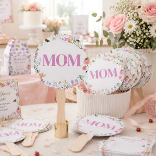 Éventail personnalisé Little Love Bug pour Baby Sh