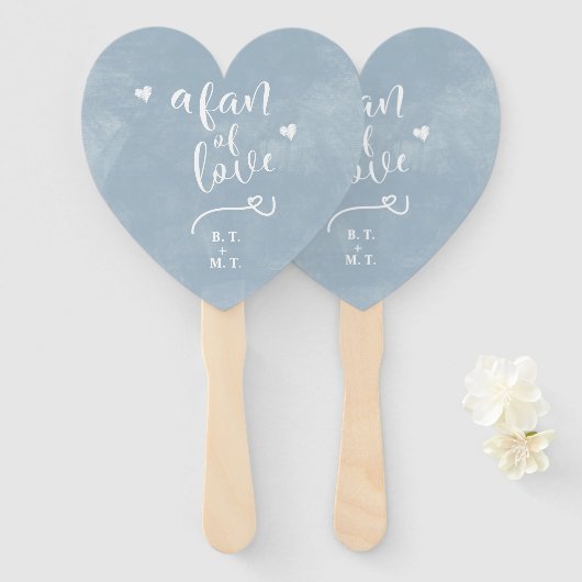 Éventail Personnalisé Un Ventilateur D'Amour Calligraphie A (Devant et derrière)