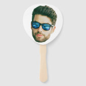 Éventail Personnalisé Visage Anniversaire Favoris Bachelor (Dos)