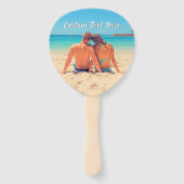 Éventail Personnalisé votre ventilateur photo à main avec t (Devant)