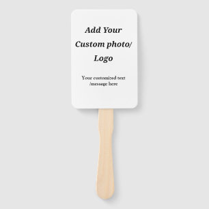 Éventail personnaliser ajouter votre logo photo votre texte
