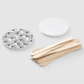 Éventail Pétales roses (Non-assemblé)