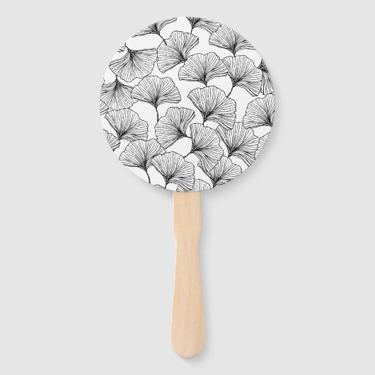 Éventail Pétales roses (Devant)