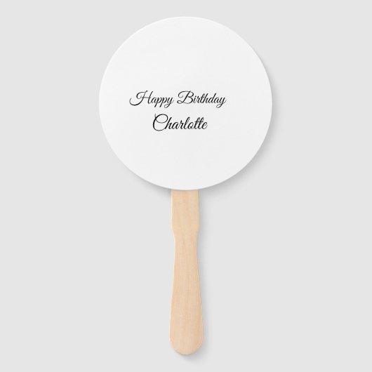 ÉVENTAIL PETIT ANNIVERSAIRE DE CUTIE (Devant)