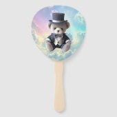 Éventail Petit Baby shower Gentleman | (Dos)