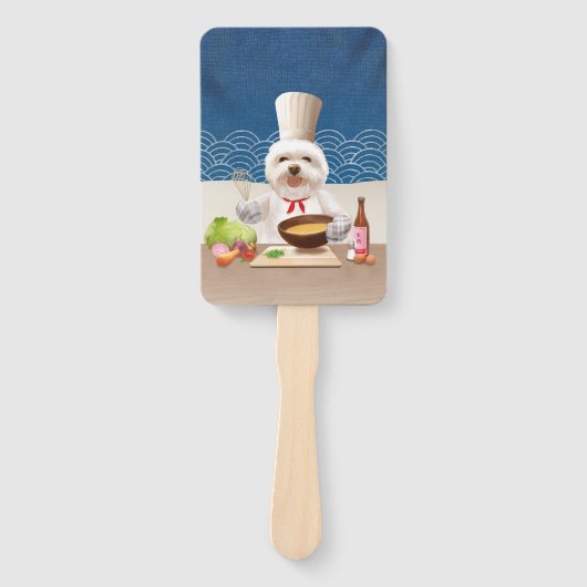 Éventail Petit Chien Chef (Devant)