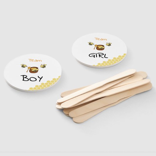 Éventail Petite abeille à miel et miel doux Révélation de g (Non-assemblé)