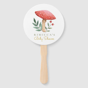 Éventail Petite champignon rouge Anniversaire Balises cadea