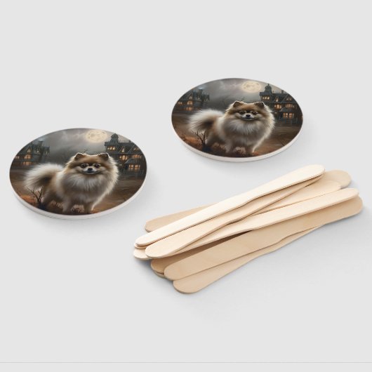 Éventail Peur d'Halloween de Poméranie (Non-assemblé)