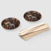 Éventail Peur Halloween caniche (Non-assemblé)